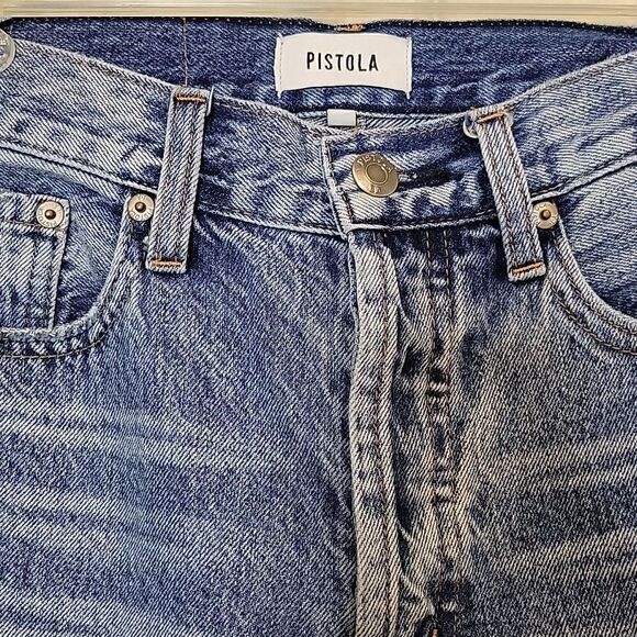 PISTOLA Cassie Super High Straight Leg Jeans Size 26 - Picture 2 of 6
